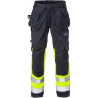 Fristads Bukse stretch Flamestat dame 2171 ATHF klasse 1 Varselgul/marineblå 44