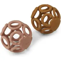 Liewood Biteball - Jasmine - Dark Rose/Mustard Mix - - OneSize - Bitering