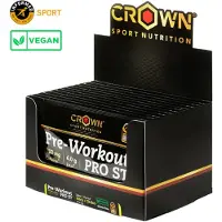 Crown Sport Nutrition Pre Workout Pro St Energidrikk Enkeltdoseboks Sitrus 15g 12 Enheter