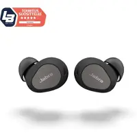 Jabra Elite 10 - True wireless-hodetelefoner med mikrofon - i øret - Bluetooth - aktiv støydemping - titansvart