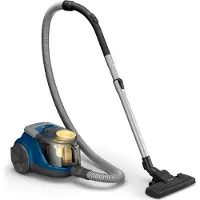 Philips 2000 Series XB2125 - Støvsuger - kanister - uten pose - dark blue/yellow