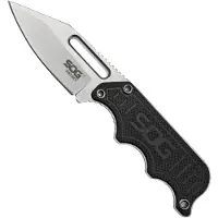 SOG Instinct Satin Black G-10