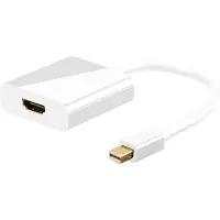 Pro miniDisplayPort/HDMI, 0,1 m, Mini DisplayPort, HDMI Type A (standard), Hvid, 1 stk.