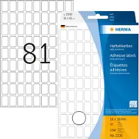 Herma labels - 2592 label(s) - 10 x 16 mm