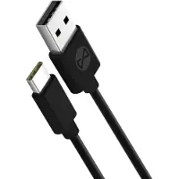 Forever USB-A til USB-C-kabel - 1m, 3 A - Svart