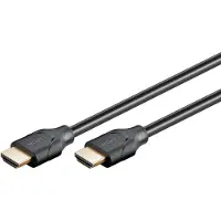 Goobay LC HDMI 2.1 -kabel med Ethernet - 1.5m - Svart