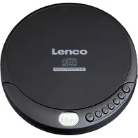 Lenco CD-200 - Portable CD-player with anti-shock - Black