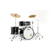 Pearl Roadshow 6pc Drum Kit w/Sabian Cymbals Jet Black
