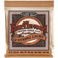 Ernie Ball 2153 Earthwood Phosphor Bronze 12-String 9-46