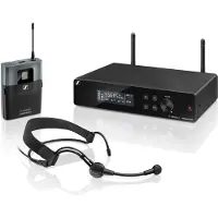 Sennheiser XSW 2-ME3-A, Headset-mikrofon, Kondensatormikrofon, Rack-monteringsmottaker, Metall, Kroppspakkesender, Akrylonitril-butadien-styren (ABS)