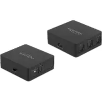 DeLOCK S/PDIF TOSLINK-splitter 1 inn 3 ut med USB-strømforsyning