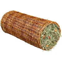 Trixie Piletunnel med hø/gulerod til marsvin, ø 15 × 33 cm, 110 g