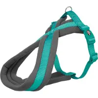 Trixie Premium touring harness, S: 35–65 cm/20 mm, ocean