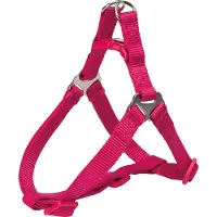 Trixie Premium One Touch harness M: 50-65 cm/20 mm fuchsia