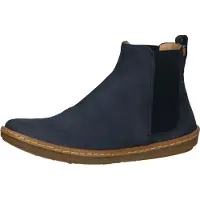 El naturalista for woman. 253102NF0005_0B0 Leather ankle boots N5310 Pleasant Ocean / Coral (38), Blue, Flat, 1 to 3 cm, Casual