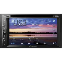 Pioneer AVH-A3200DAB, Sort, 2 DIN, 50 W, CD, DVD, 15,8 cm (6,2"), A2DP, AVRCP