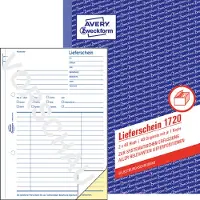 Avery Zweckform - Leveringsskjema - 40 ark - A5 (148 x 210 mm) - dublett - karbonfri