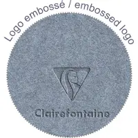 Clairefontaine Jeans Notesbog A4 linieret papir ( omslag lavet af genanvendte Jeans) 90gram creme papir