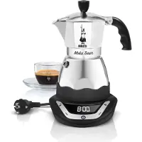 Bialetti Timer 6093 Elektrisk Italiensk Kaffetrakter 6 Kopper