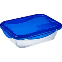 Pyrex 282PG00/7045, Stekeform, Rektangulær, Keramisk, Plast, Gjennomsiktig, -20 - 240 °C