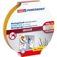 TESA Powerbond Montagebånd Indoor 5m 19mm