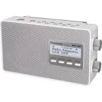 Panasonic -RF-D10EG - Bærbar DAB-radio - 2 watt - hvit