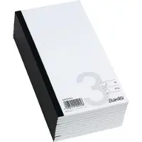 Bantex Telefonblok 3-delt hvid - (10 stk.)