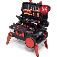 Wiha XXL 4 elektrikerskrutrekkersett 45734, 80 stk. med koffert