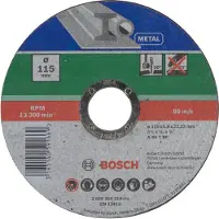 Bosch kappeskive metall 115x1,6 mm rett
