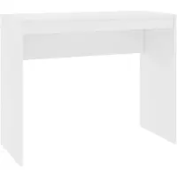 vidaXL Skrivebord hvit 90x40x72 cm konstruert tre