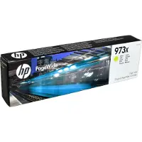 HP 973X - Høy ytelse - gul - original - PageWide - blekkpatron - for PageWide Managed P55250 PageWide Pro 452, 477, 552, 577, MFP 477