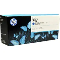 HP 747 - 300 ml - kromatisk blå - original - DesignJet - blekkpatron - for DesignJet Z9+ PostScript, Z9+dr, Z9+dr PostScript