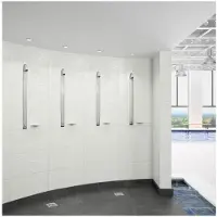 Cma-Armatur CMA brusepanel Sporting 2 - brusepanel 1/2/1020mm t/vægmont