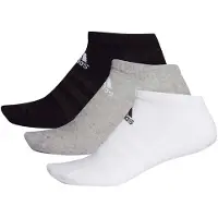 Adidas Ankelsokker - 3-pack - Grå Melert/Svart/Hvit - - 49/51 - Sokker