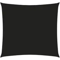 vidaXL Solseil oxfordstoff kvadratisk 2,5x2,5 m svart