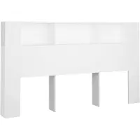 vidaXL Sengegavlskap hvit 180x18,5x104,5 cm