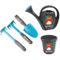 Gardena Hagesett - Spade, rake, hakke, vannkanne og Potte - - OneSize - Leketøy