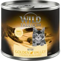 Wild Freedom Kitten - 6 x 200 g Kanin og kylling