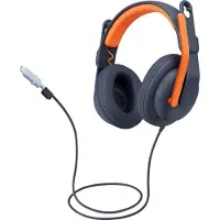 Logitech Zone Learn Wired Over-Ear Headset for Learners, USB-C - Hodetelefoner med mikrofon - full størrelse - erstatning - kablet - USB-C