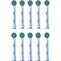 Oral-B Cross Action tannbørstehoder - hvit - 10-pk.