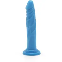 Scala Happy Dicks Blå Dildo – 19 cm