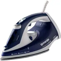 Gorenje SIH2200BLC, Dampstrykejern, Keramisk strykesål, 2,5 m, 90 g/min, Blå, 30 g/min