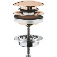 GROHE Push up bundventil - Warm Sunset, Afløbsgarniture med tryk-åben 65807DA0