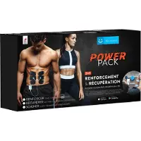 BLUETENS Power Pack Electrostimulator with Abdominal Set White/Black Little