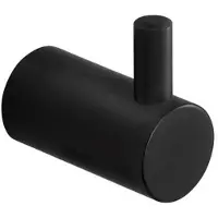 Pressalit håndklædekrog pin, sæt a 2 stk., mat sort