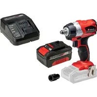 Einhell 1668363+1692591 batteridrevet slagtrekker, 1 batteri medfølger inkl. batteri og lader