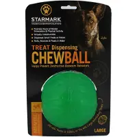 Starmark Treat Dispensing Chew Ball - L: ca. Ø 10