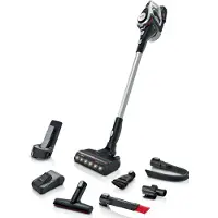 Bosch Unlimited Gen2 Serie | 8 BSS82SIL1 - Støvsuger - pinne/håndholdt (2-i-1) - uten pose - uten kabel - sølv inkludert lader