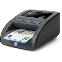Safescan 155-S, Ulike valutaer, Infrarød (IR), Blekk, Magnetisk, Metallic thread, Size, Thickness, Watermark, Sort, LCD, AC, 12 V