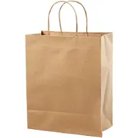 Creativ Company Papirpose, H: 33 cm, B: 26x13 cm, 125 g, brun, 10 stk./ 1 pk.